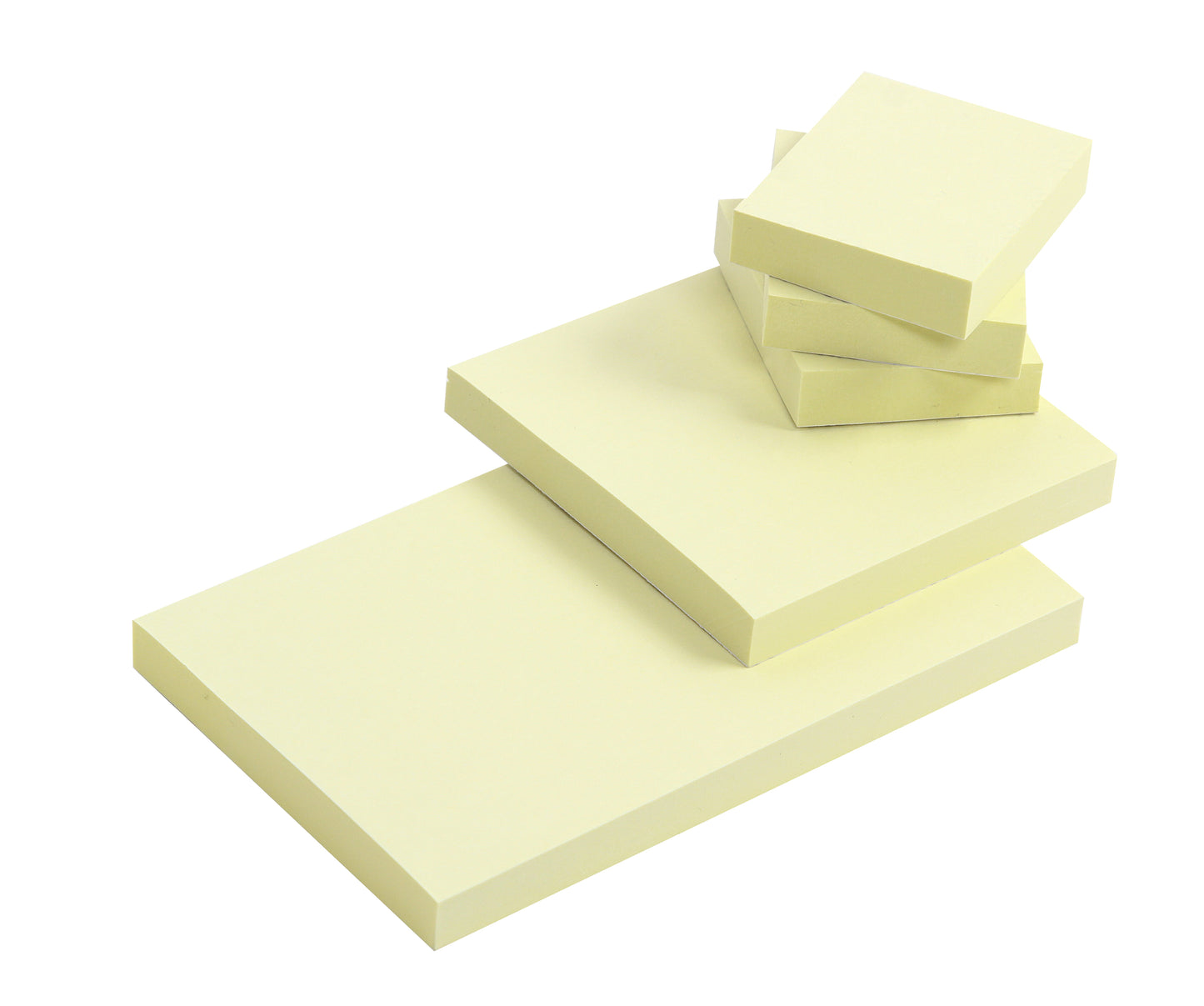 Quantore Memoblok Zelfklevend 76x76mm Geel, 100 Vellen