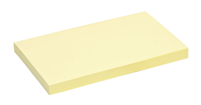 Memoblok Quantore 76x127mm Geel, 100 vellen