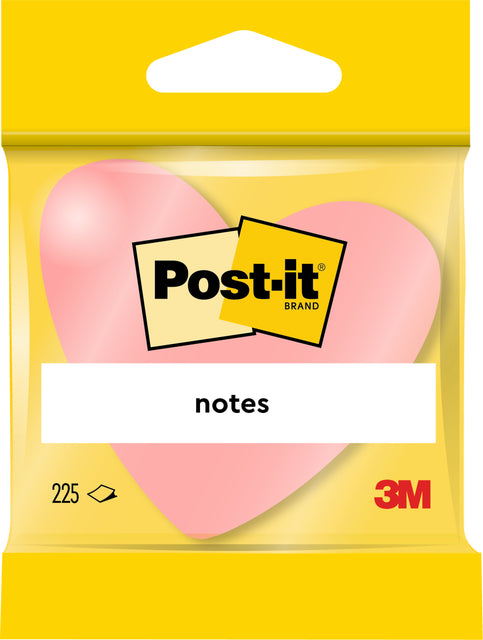 Post-it Memoblok Vormen 2007 Hart Roze, 70x70mm, 225 vel - 3