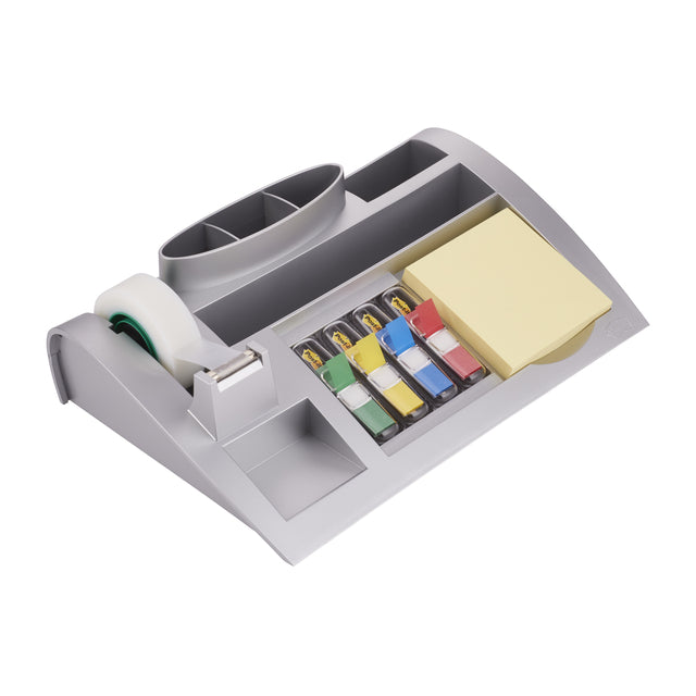 Bureau Organizer Post-it C50 Zilvergrijs inclusief accessoires - 4