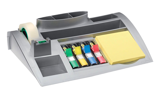 Bureau Organizer Post-it C50 Zilvergrijs inclusief accessoires - 5