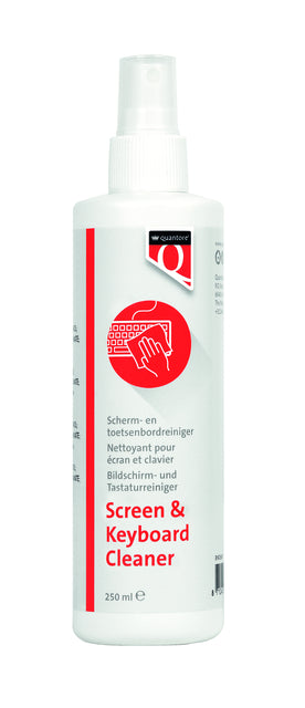 Quantore reinigingsspray 250ml voor beeldschermen