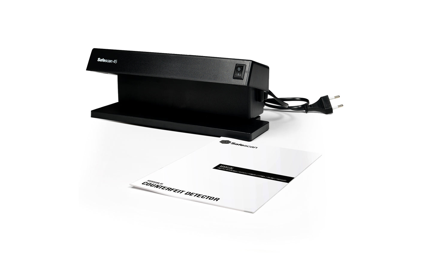 Safescan Valsgeld Detector met Dual UV Licht, Zwart, 45 cm - 7