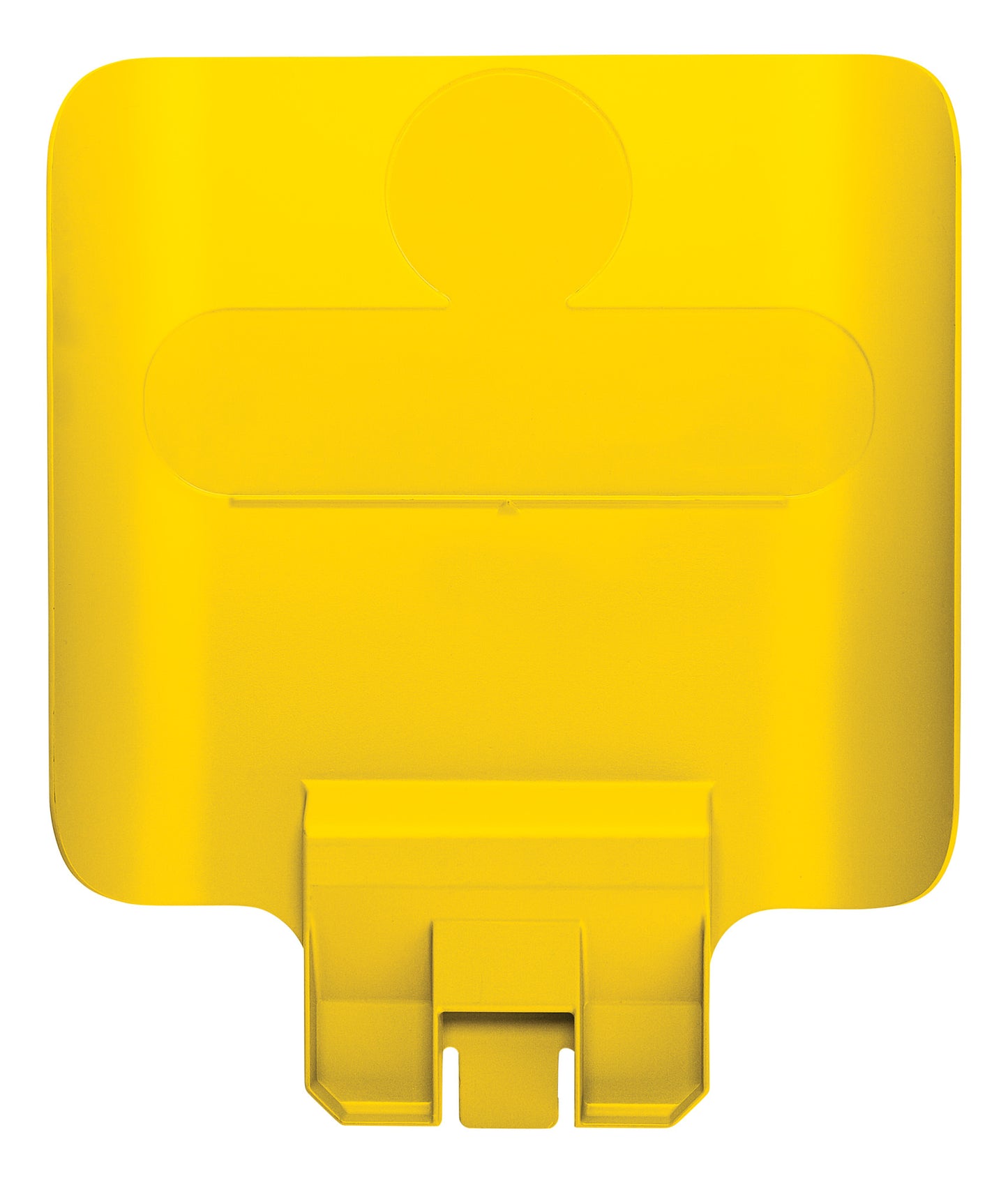 Rubbermaid Slim Jim RS communicatiepaneel geel, voor label en kleurcodering