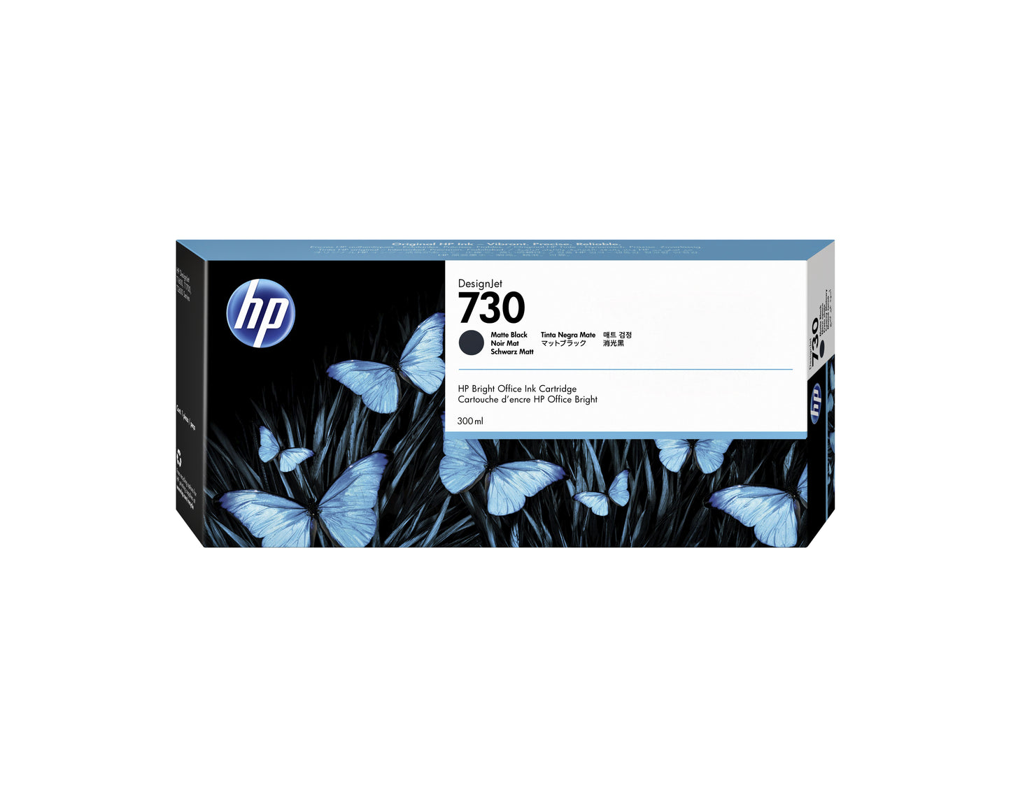 HP 730 300ml mat zwart inktcartridge