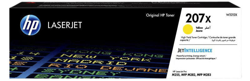 HP W2212X 207X Geel Tonercartridge, 2.450 pagina's
