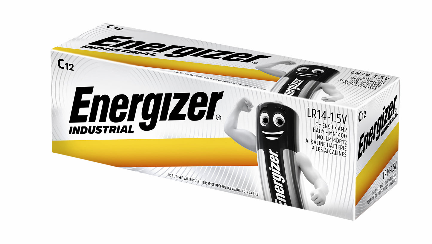 Energizer Industrial C Alkaline Batterij