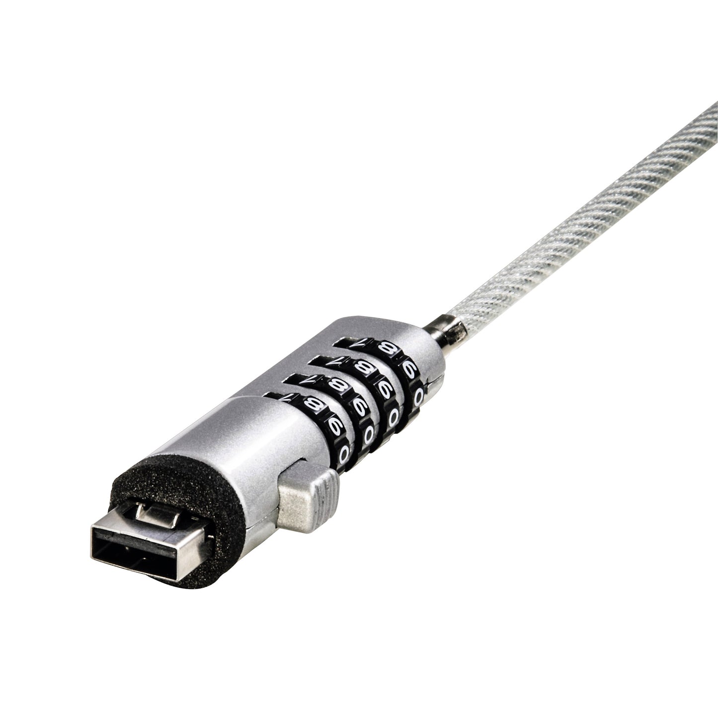 Notebook Beveiligingskabel met Cijferslot en USB-verbinding - 2
