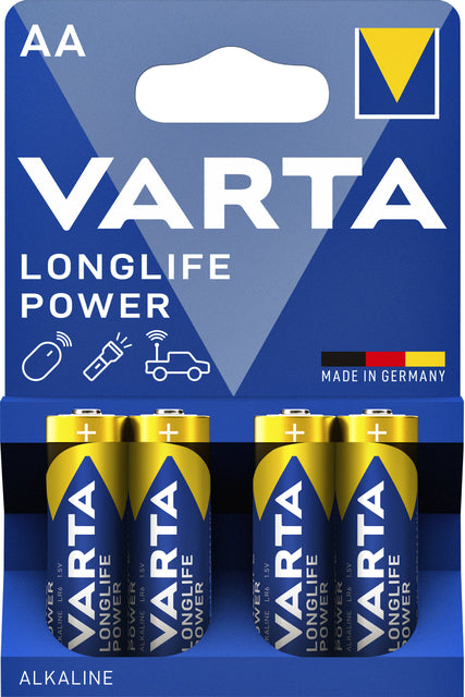 Varta High Energy AA alkaline batterijen 4 stuks