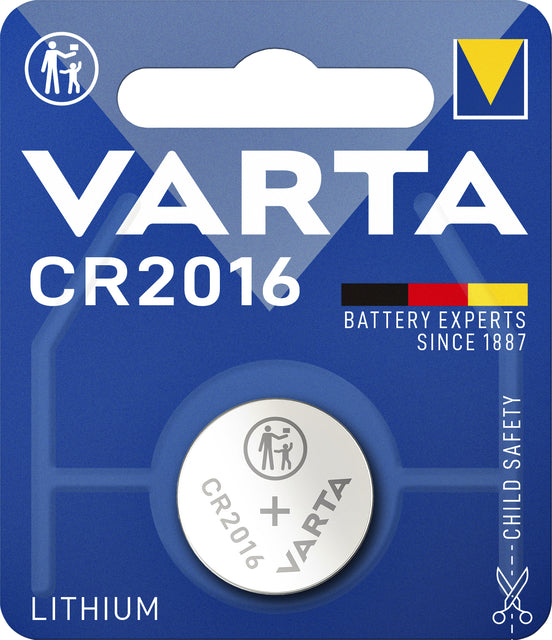 Varta CR2016 lithium knoopcelbatterij
