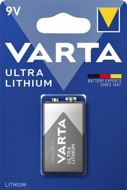 Varta 9V Lithium Batterij Professional