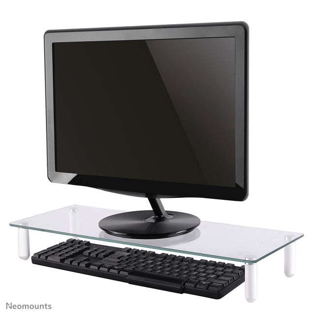 Neomounts Monitorverhoger van glas met instelbare hoogte - 3