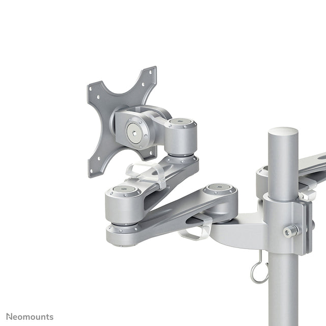Monitorarm NeoMounts D935DG voor 10-27 inch, Doorgang Zilver - 7