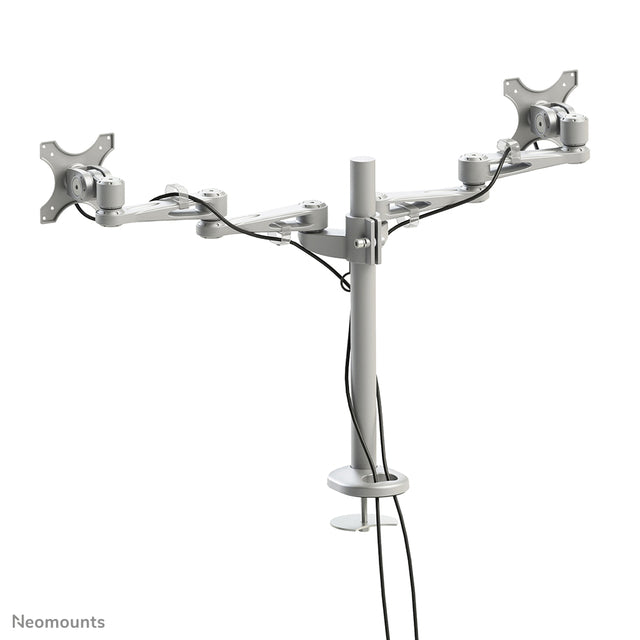 Monitorarm NeoMounts D935DG voor 10-27 inch, Doorgang Zilver - 8