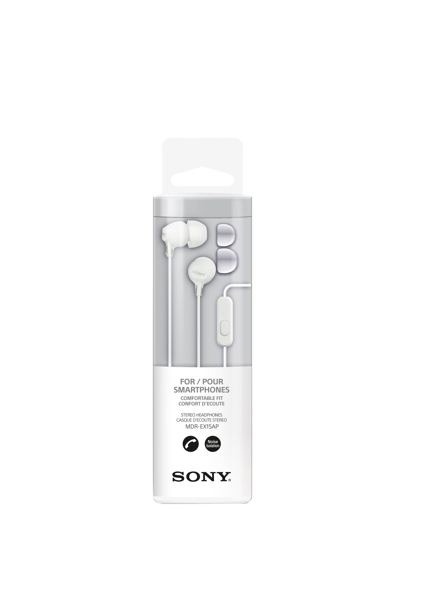 Sony EX15AP In-ear Koptelefoon met Microfoon Wit