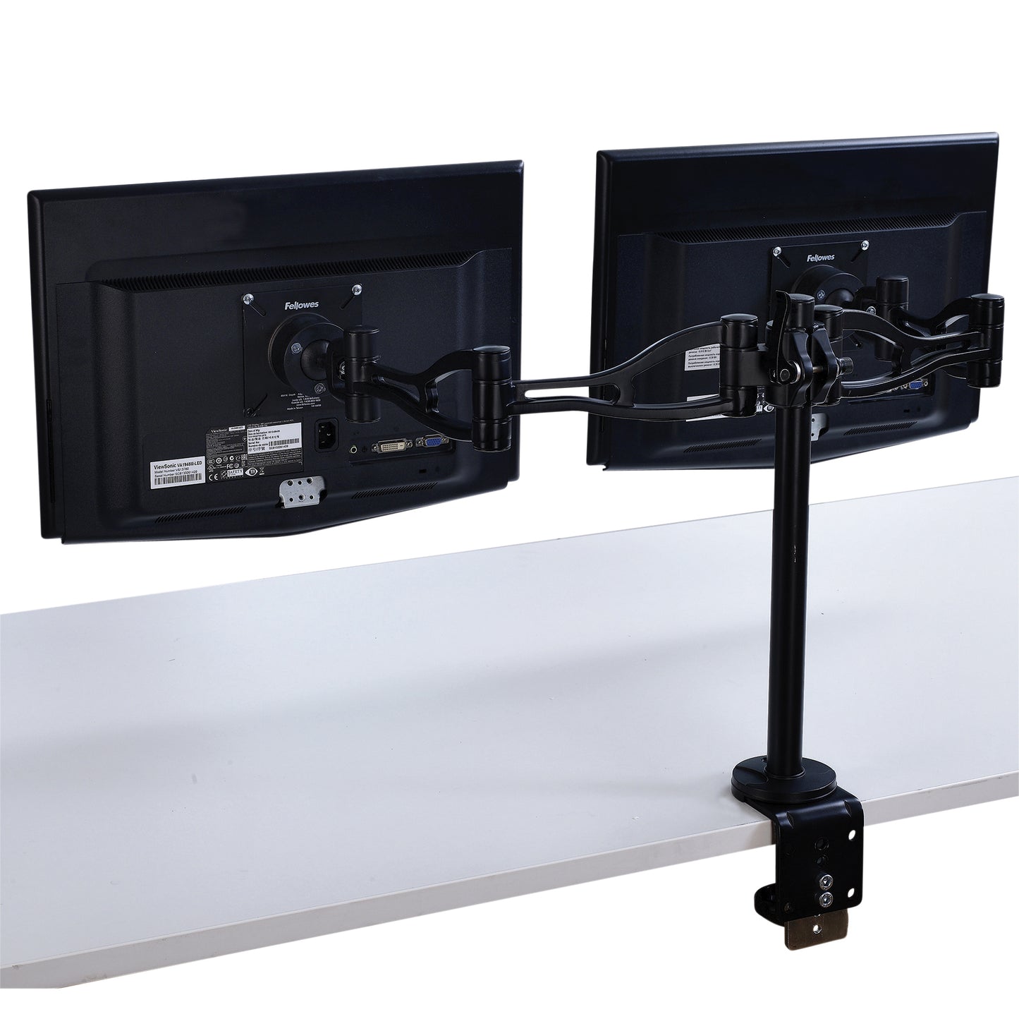 Fellowes Vista dubbele monitorarm, voor meerdere schermen - 2