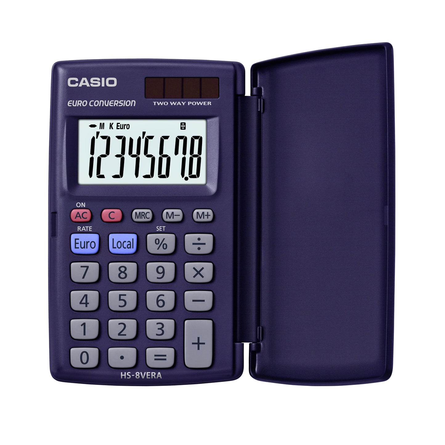 Casio HS-8VERA Groot 8-cijferig Display met Deksel