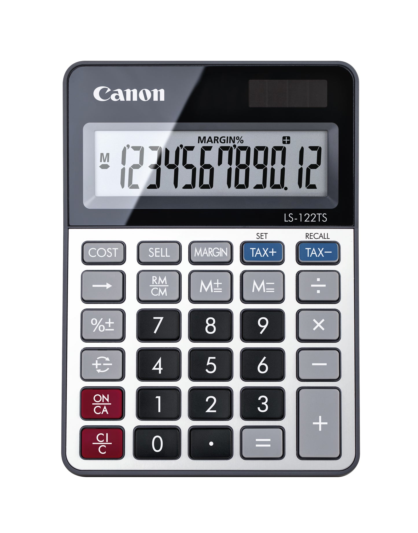 Canon LS-122TS groene rekenmachine met btw-functie