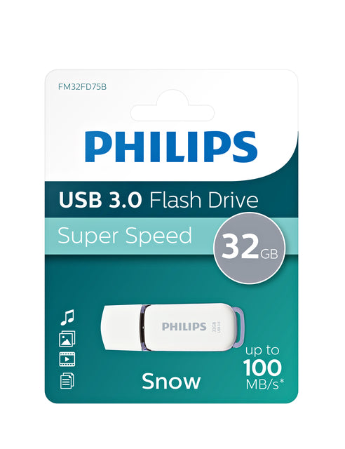 Philips Snow 32GB USB 3.0 Flashdrive - 2