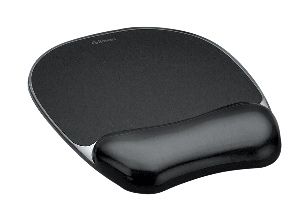 Fellowes Gel Crystals Polssteun en Muismat Zwart