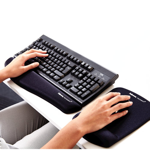 Fellowes Plush Touch Polssteun met Microban Zwart - 3