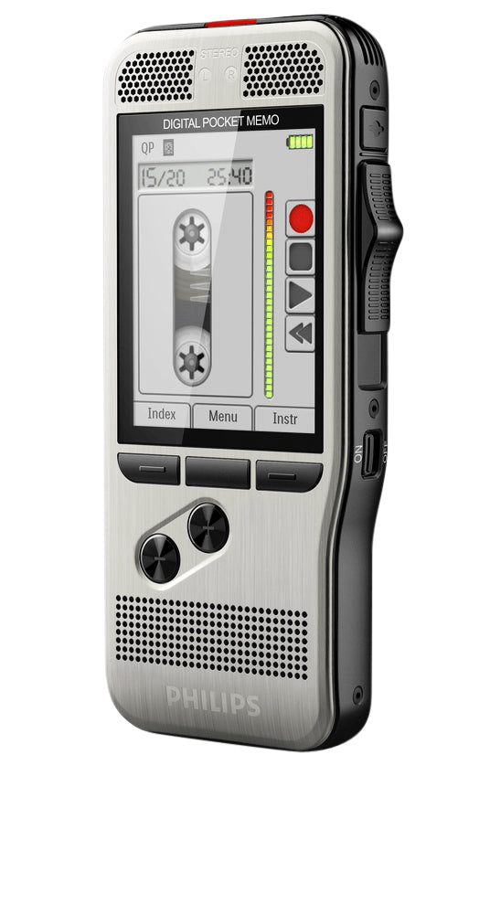 Philips Pocket Memo DPM 7200/02 met Microfoons en Software - 3