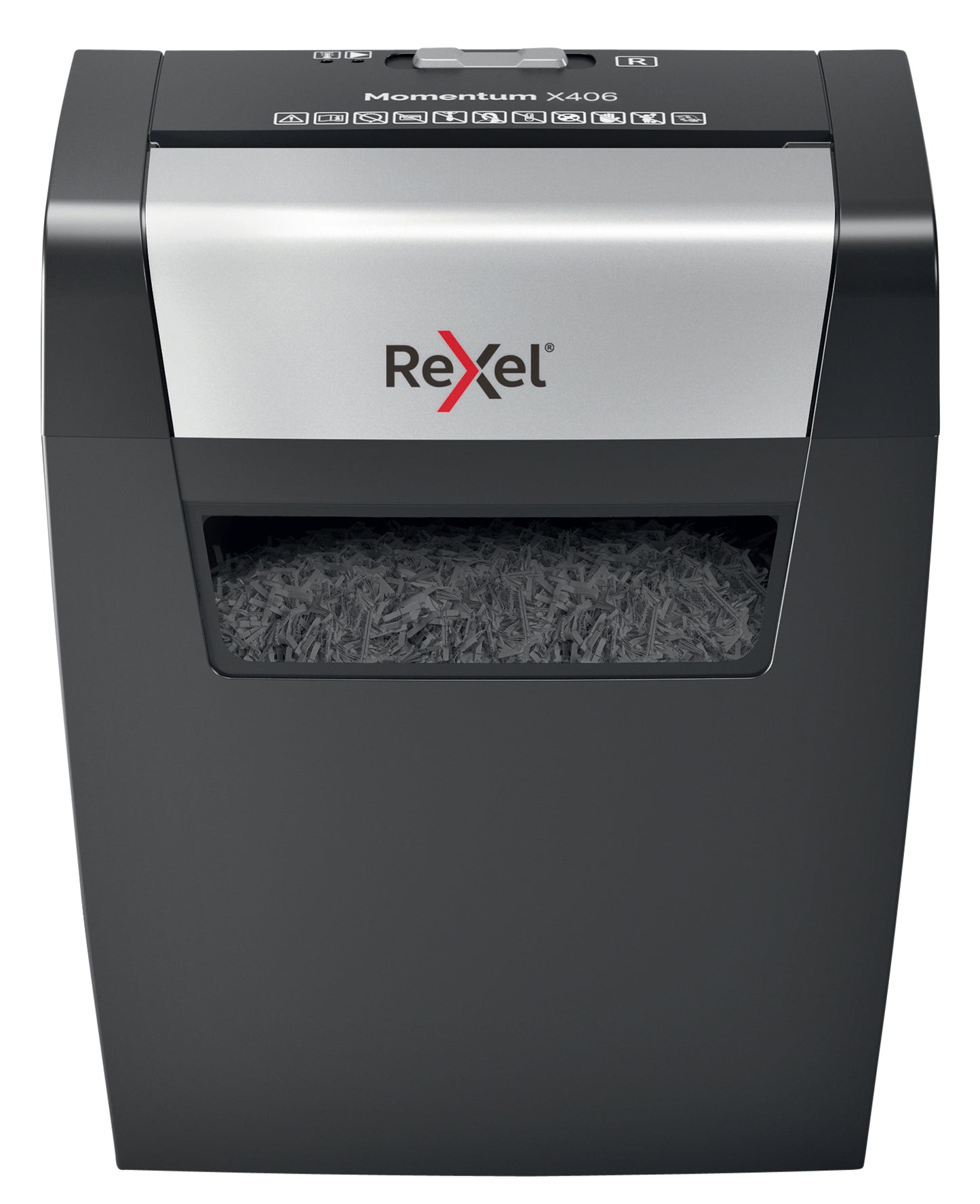 Rexel Momentum X406 papiervernietiger 4x28mm, 6 vel, 15L opvang - 2