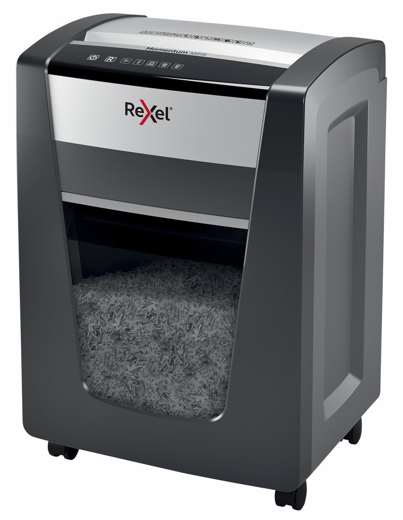 Rexel Momentum M515 Papiervernietiger 2x15mm microsnippers, grote capaciteit