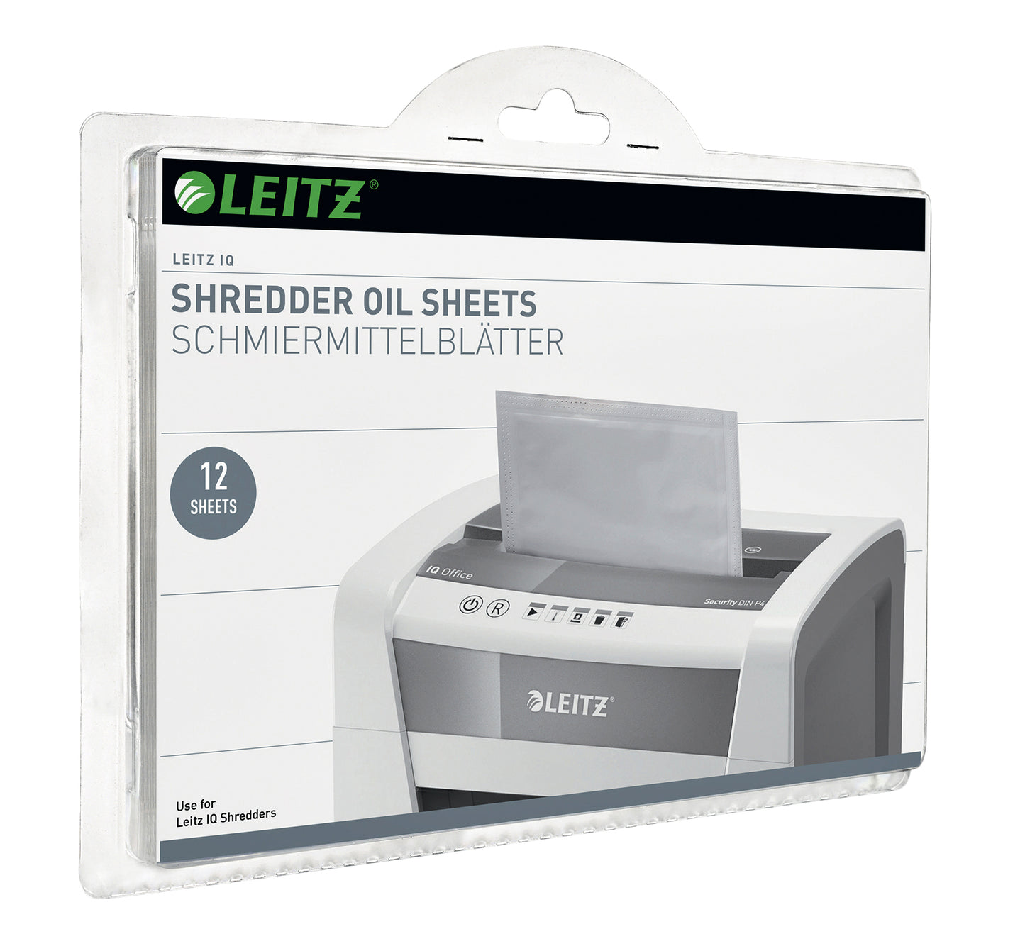 Olie sheet voor papiervernietiger Leitz IQ, onderhoudsset
