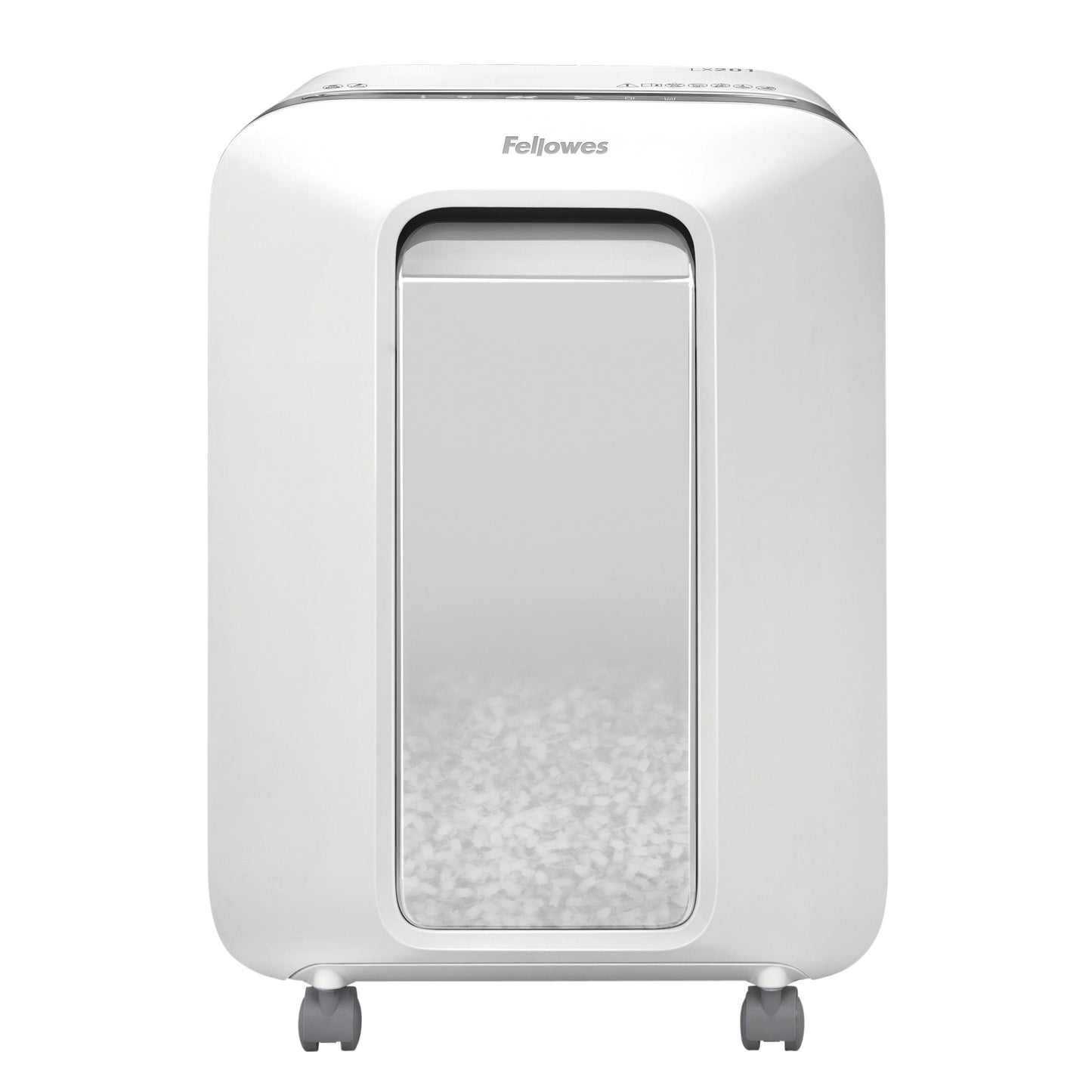 Fellowes LX201 2x12mm papierversnipperaar 12 vel, 22L, P-5, wit