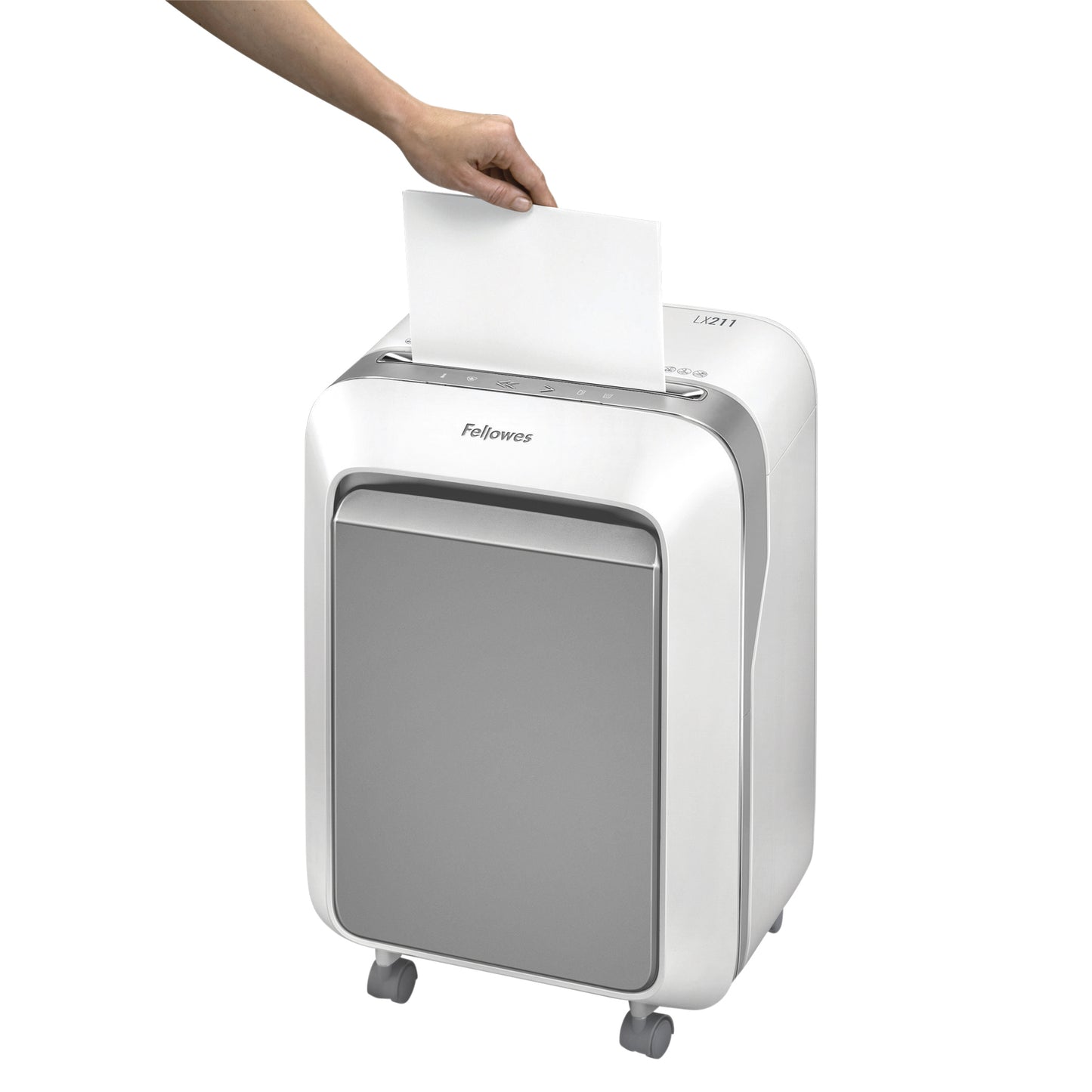 Fellowes LX211 Papiervernietiger 2x12mm Wit - 4