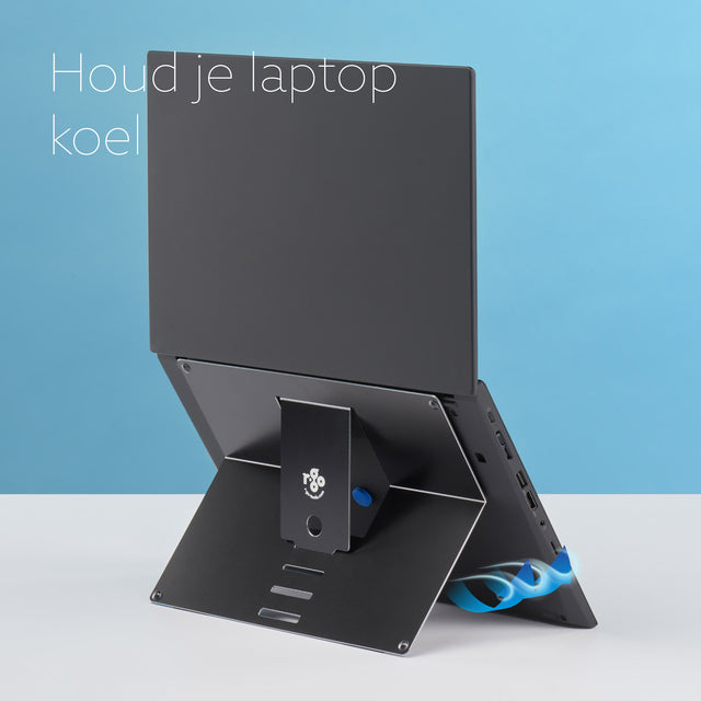 Dunne Aluminium R-Go Riser Attachable Laptopstandaard - 4
