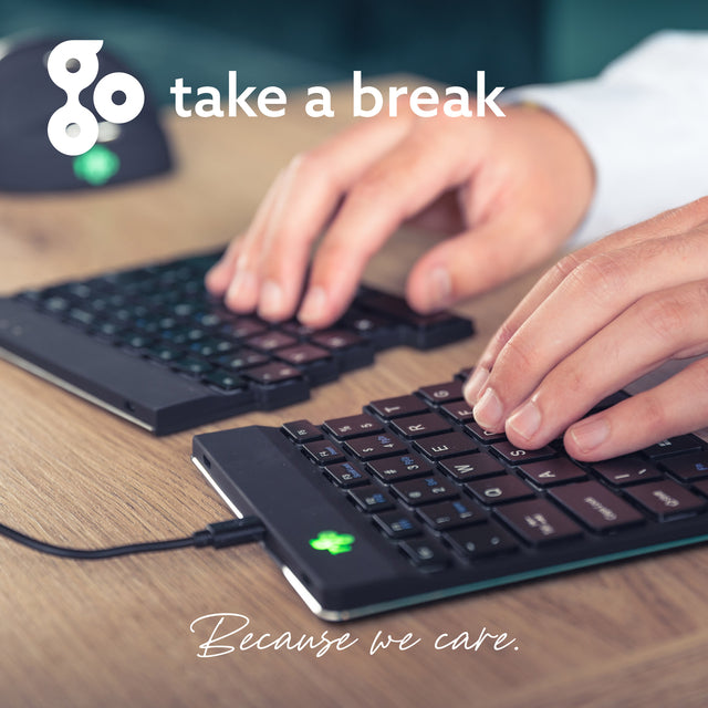 R-Go Ergonomisch Split QWERTY Toetsenbord met Inklapbare Functionaliteit - 7