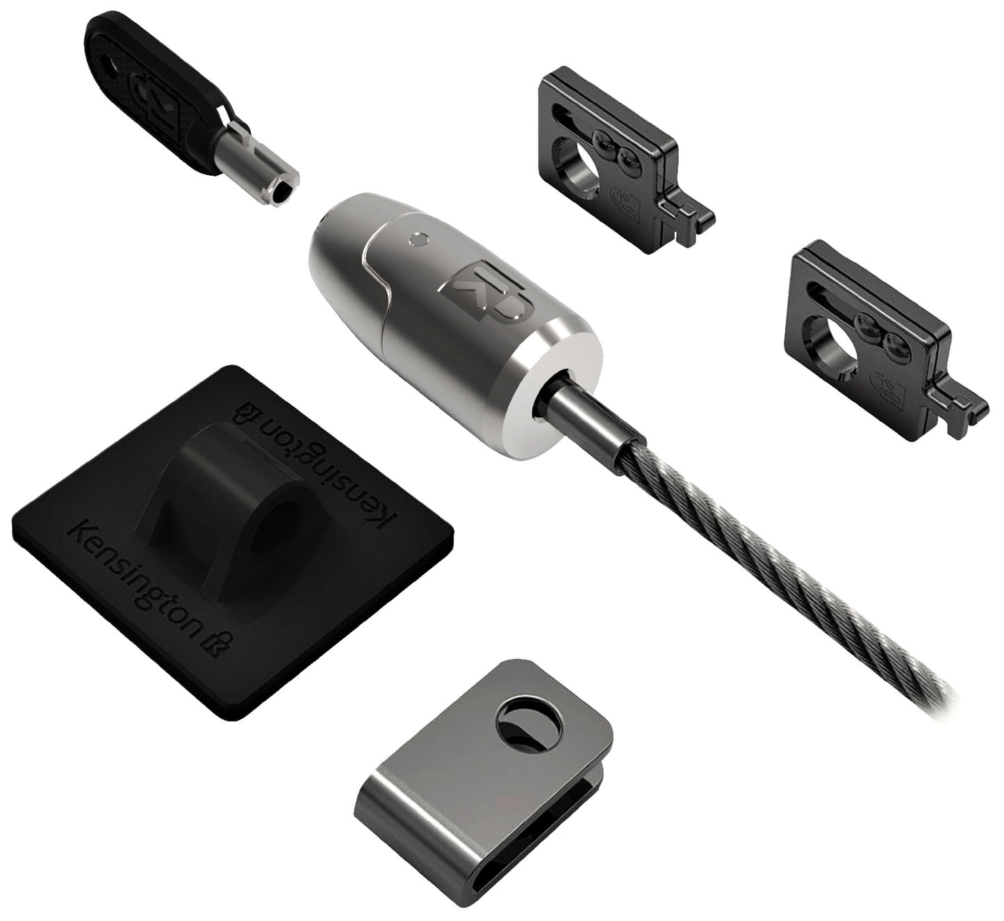 Kensington Microsaver 2.0 beveiligingsset voor desktop en randapparaten - 2