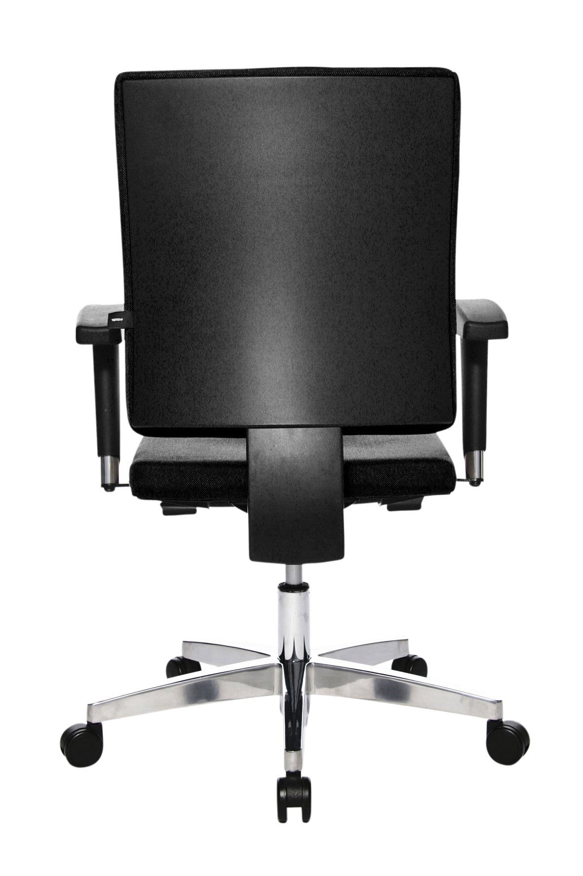 Bureaustoel Topstar Light Star 10 zwart met aluminium onderstel - 4