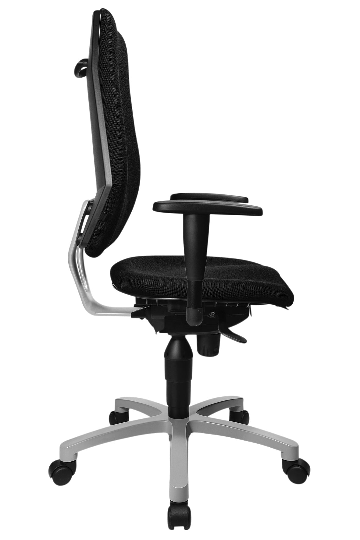 Bureaustoel Topstar Alu Star Basic zwart, in hoogte en breedte verstelbare armleggers - 3
