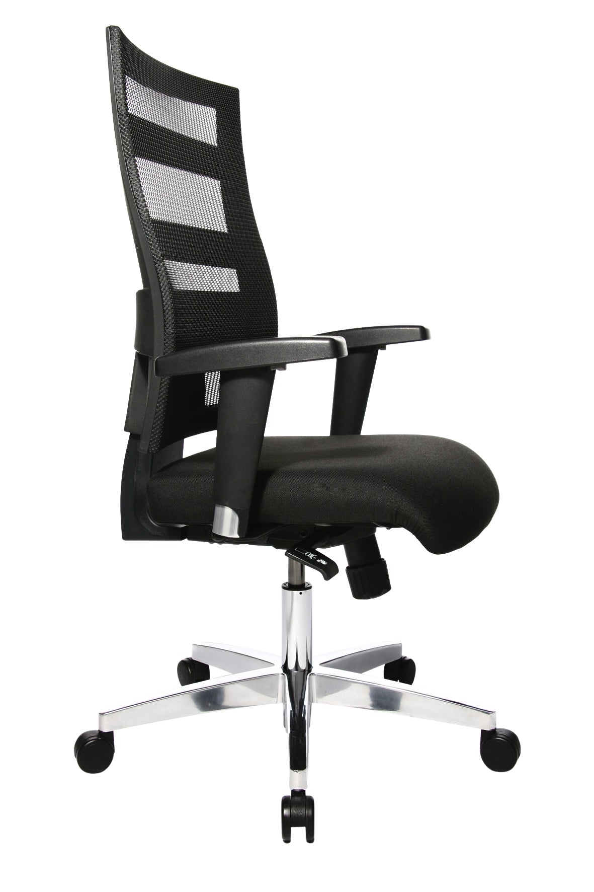 Bureaustoel Topstar X-Pander zwart, adaptief en ademend - 3