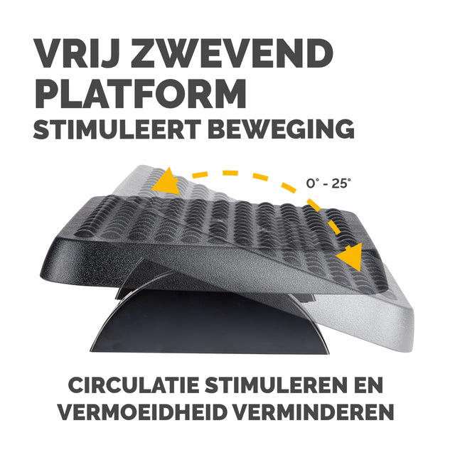 Fellowes standaard voetensteun, verstelbaar in twee hoogtes - 4