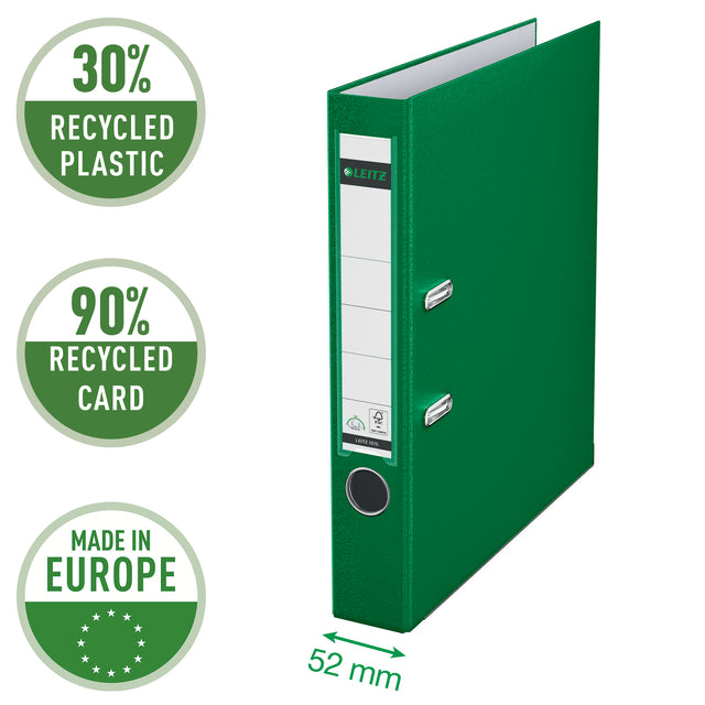Leitz 1015 Ordner 180° PP A4 groen met labelhouder