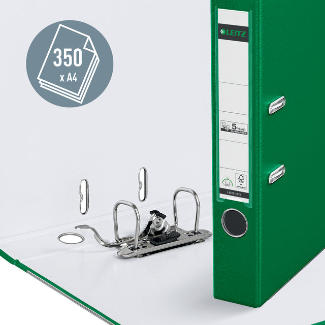 Leitz 1015 Ordner 180° PP A4 groen met labelhouder - 2
