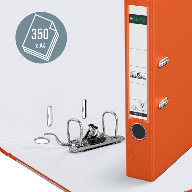 Ordner Leitz 1015 180° 52mm PP A4, oranje - 2