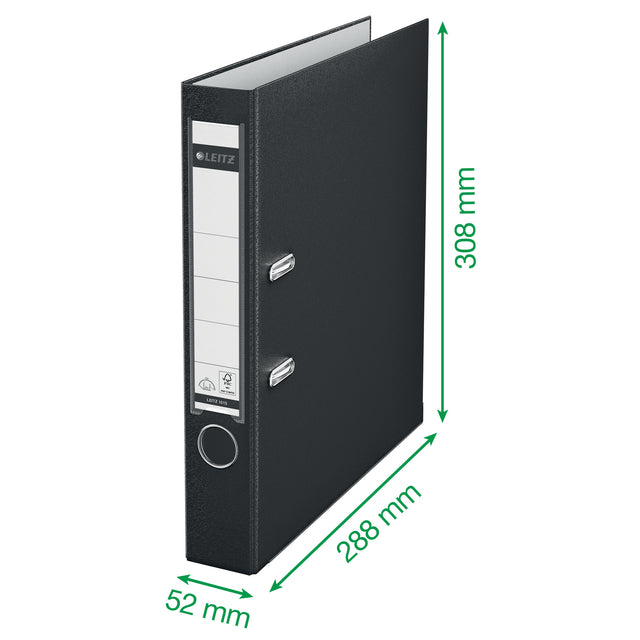 Ordner Leitz 1015 180° PP, lichtgroen, 52mm - 4