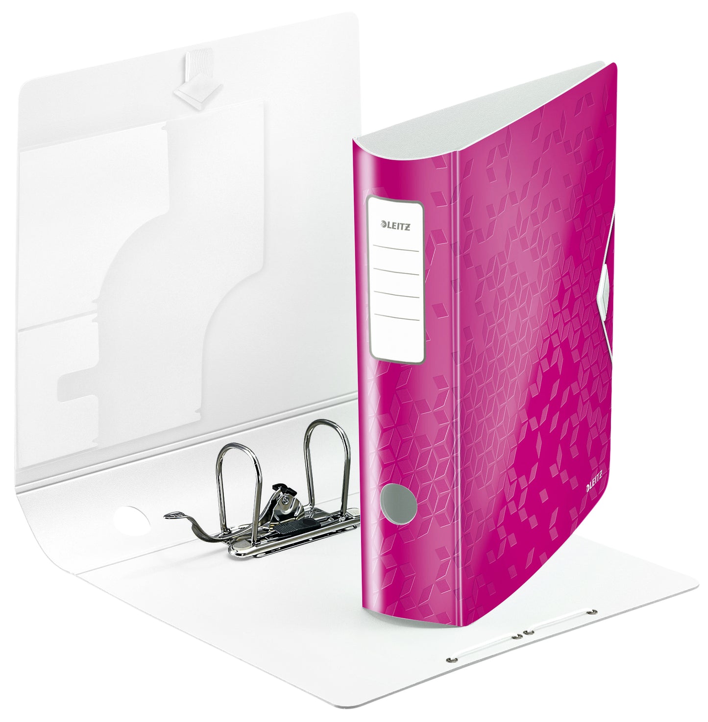 Leitz Wow 180° PP Ordner A4 roze met 80mm Rug