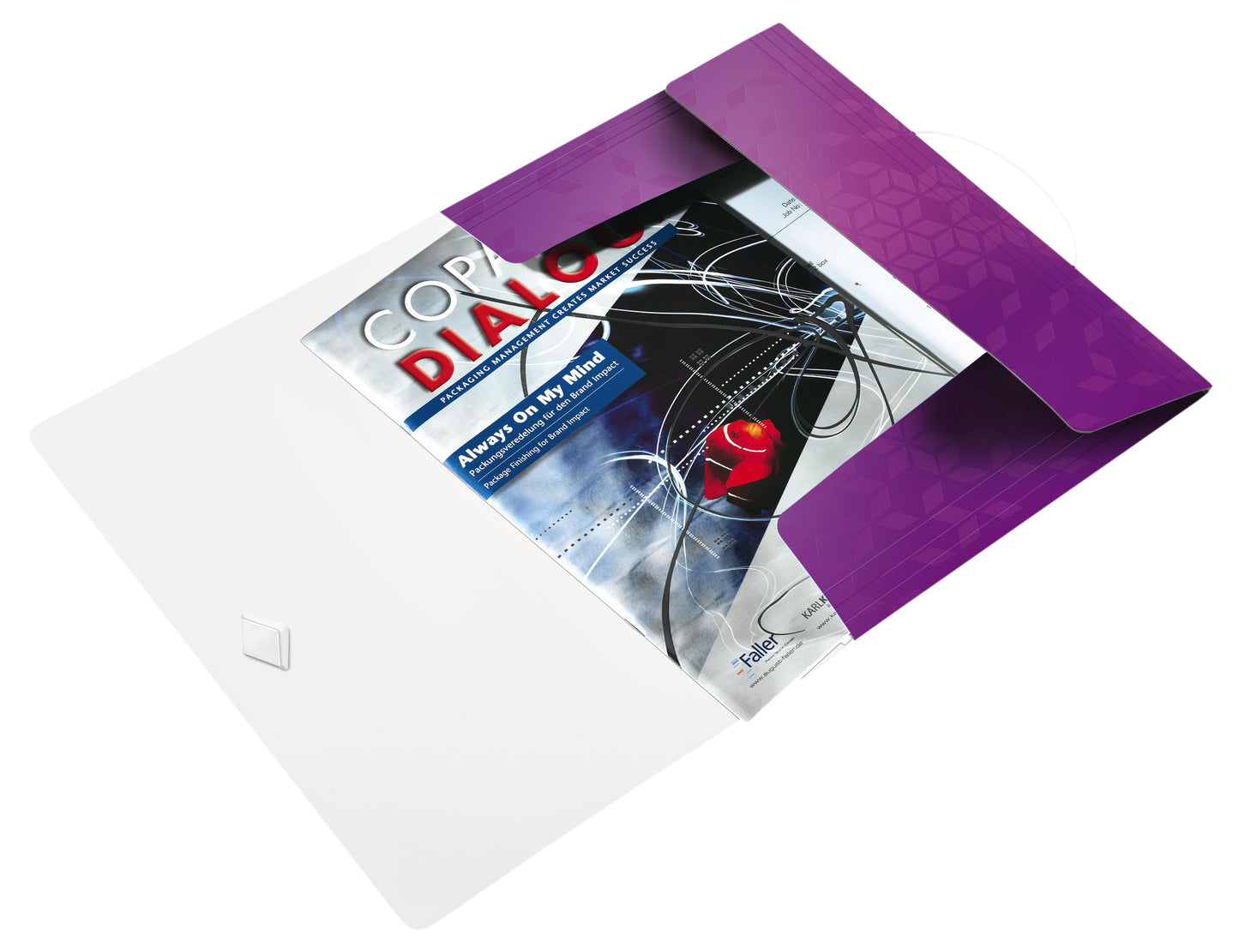 Elastomap Leitz Vivid A4 PP 3-kleps - 2