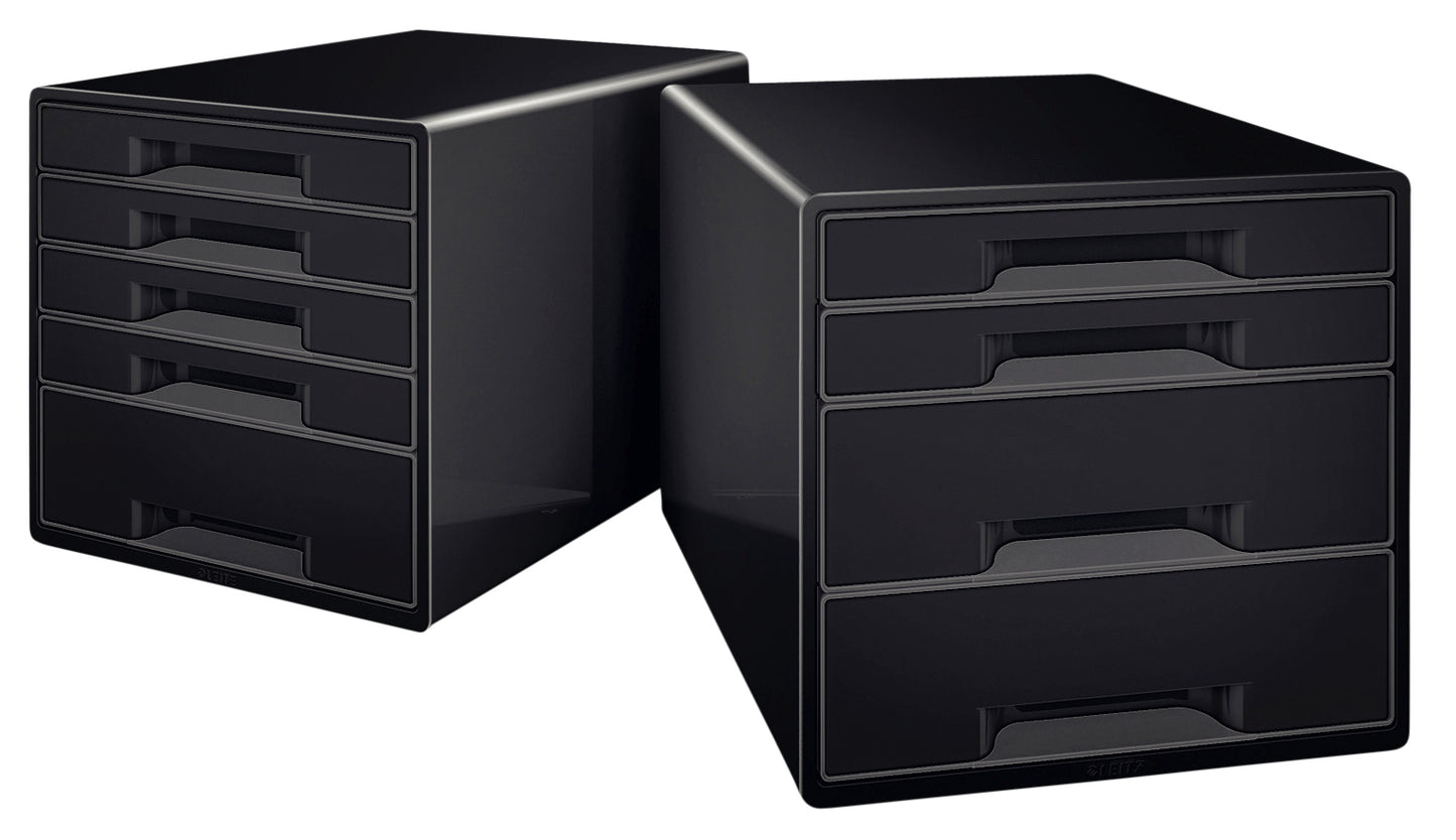 Leitz WOW Cube A4 maxi Ladebox 4 Laden Zwart - 3