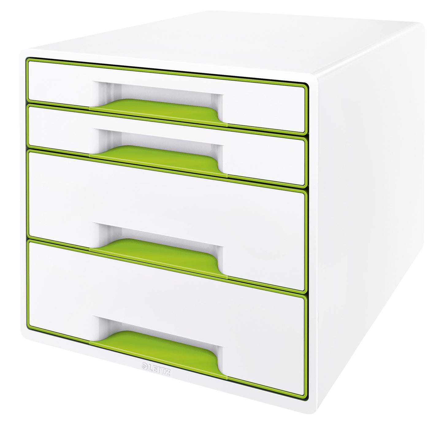 Ladenbox Leitz WOW 4 Laden Wit/Groen