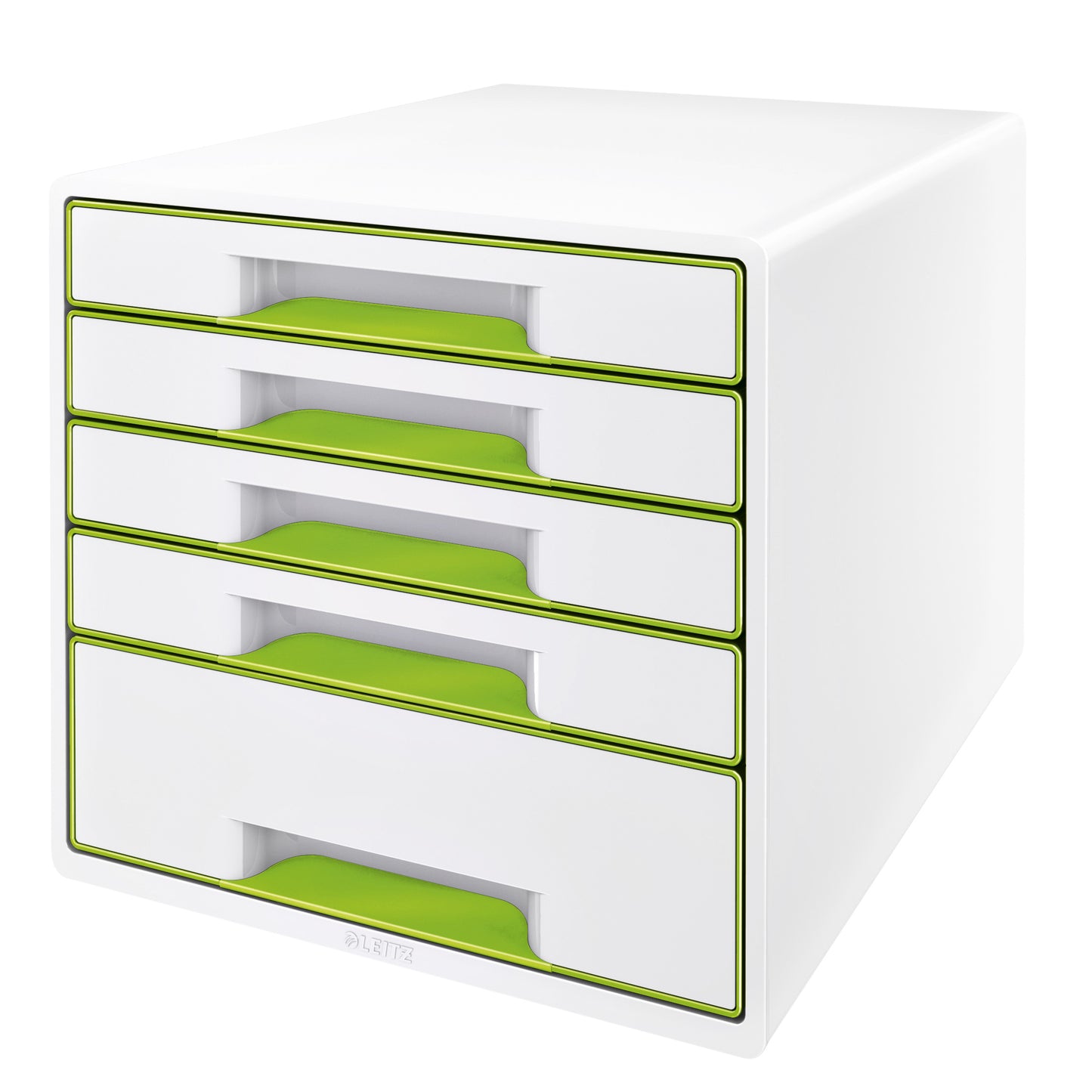 Ladendoos Leitz WOW 5-ladensysteem wit/groen