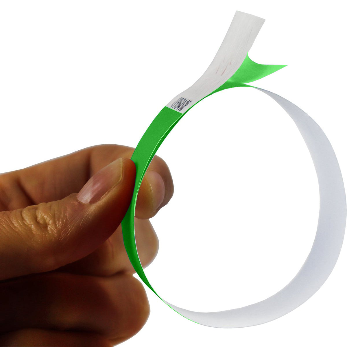 Polsbandje Combicraft Tyvek Groen met nummer - 2