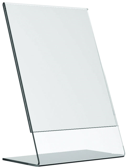 Kaarthouder Europel A5 L-standaard acryl staand - 2