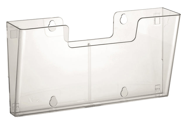 Folderhouder Europel A4 wand liggend koppelbaar acryl - 4